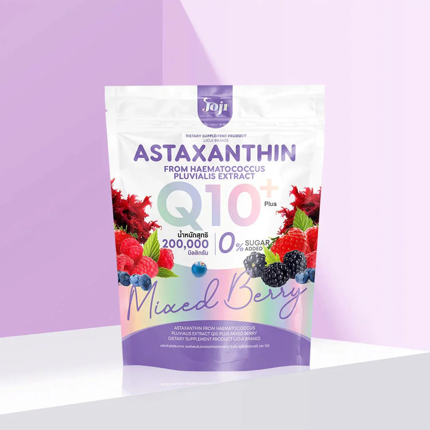 Joji Secret Astaxanthin Q10 Plus – Mixed Berry Antioxidant Powder 200,000 mg - 10 Sachets - Image 10