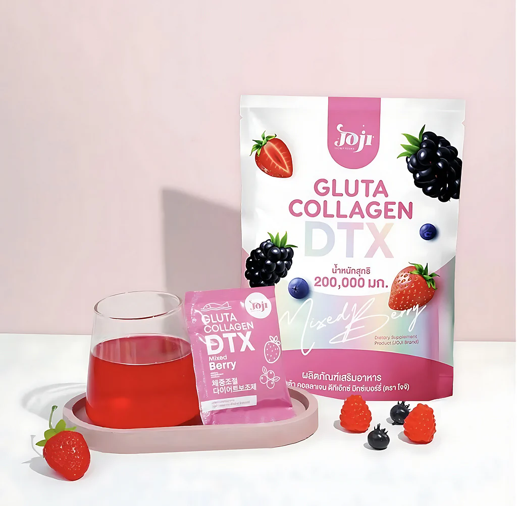 JOJI Gluta Collagen DTX+ Mixed Berry 200,000mg Diet Powder - 20g×10 Sachet - Image 9