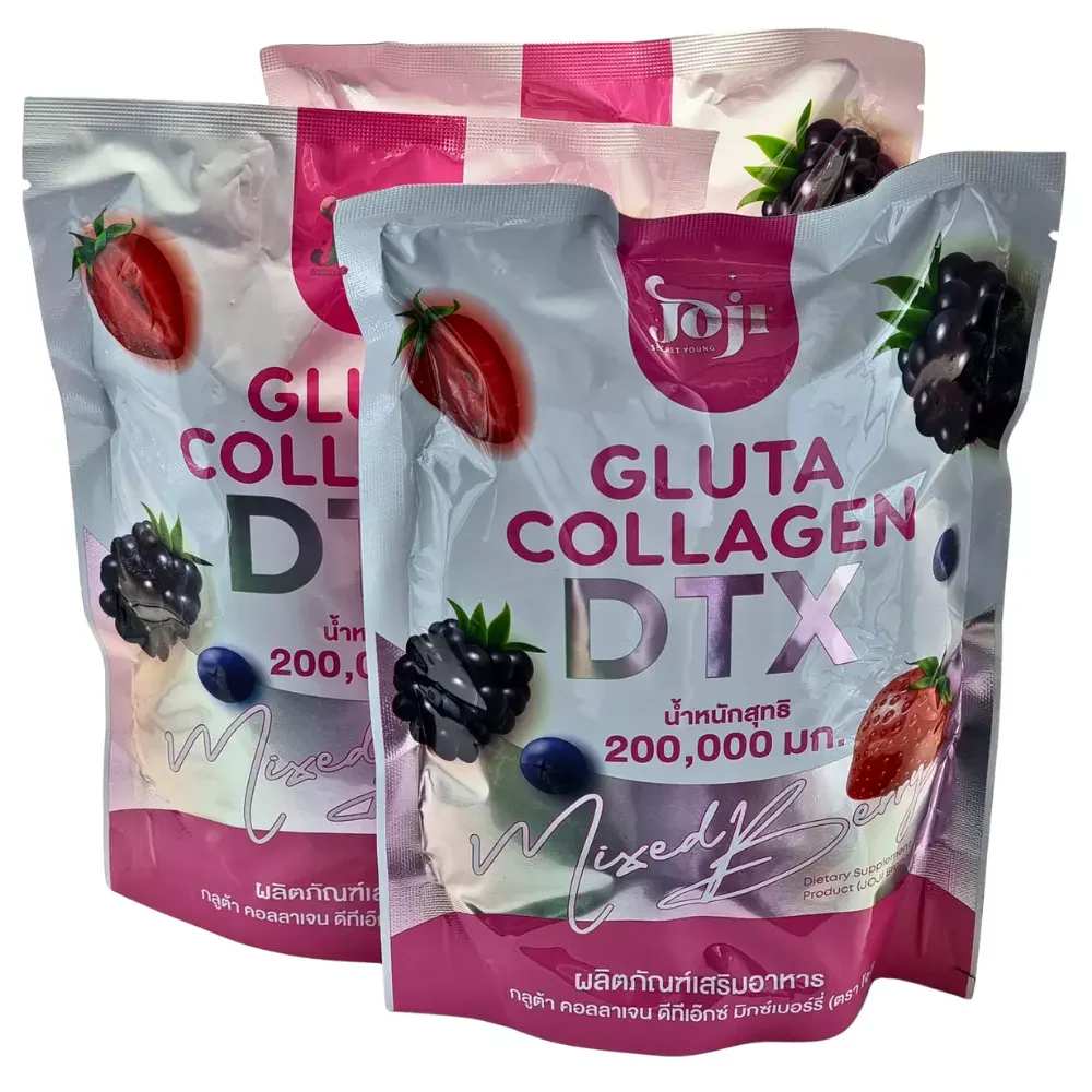 JOJI Gluta Collagen DTX+ Mixed Berry 200,000mg Diet Powder - 20g×10 Sachet - Image 4