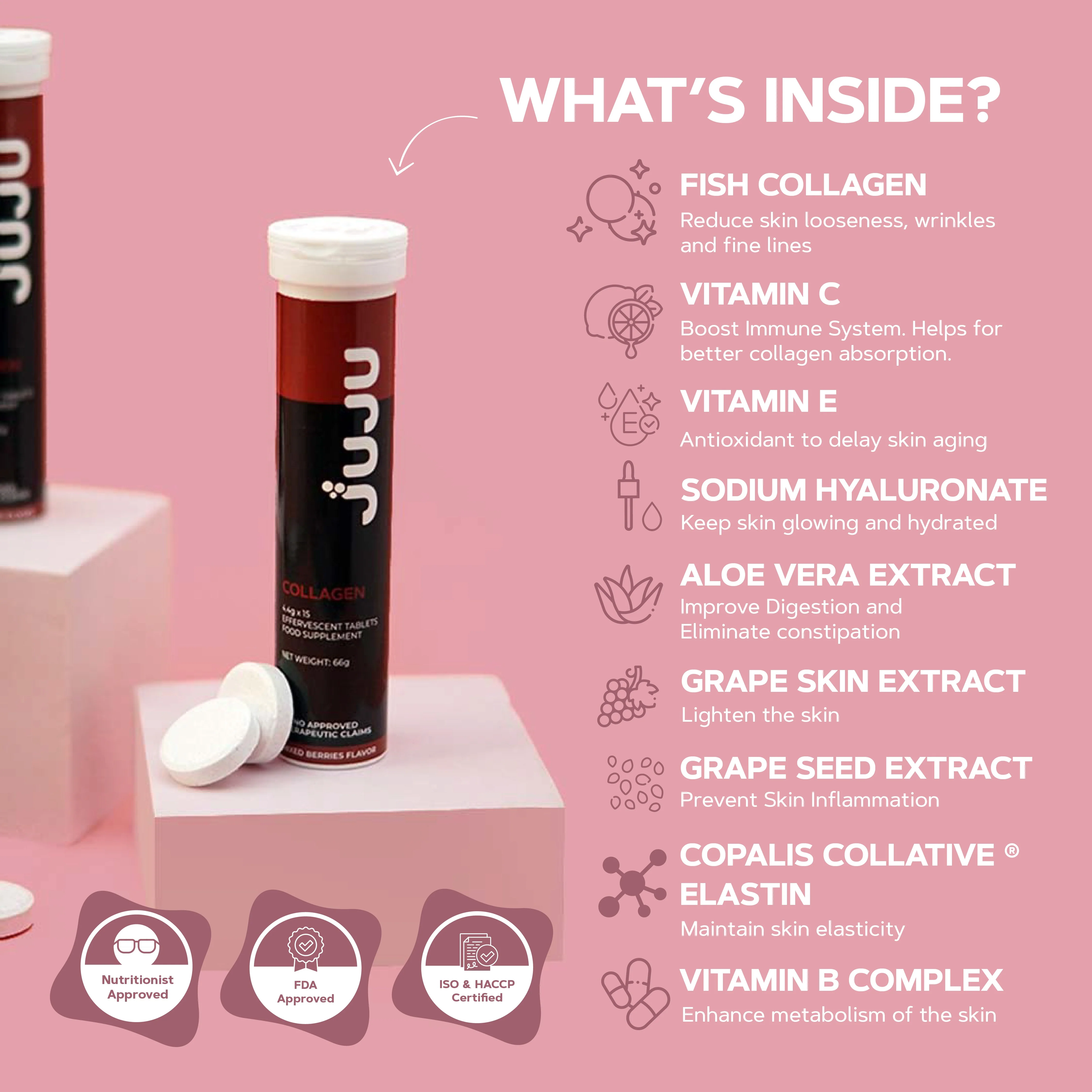 JUJU Collagen + Vitamin C Effervescent - Image 3