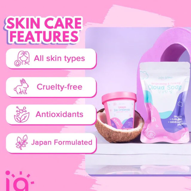 Juju Glow Brightening & Firming Cloud Soap - 135g - Image 4