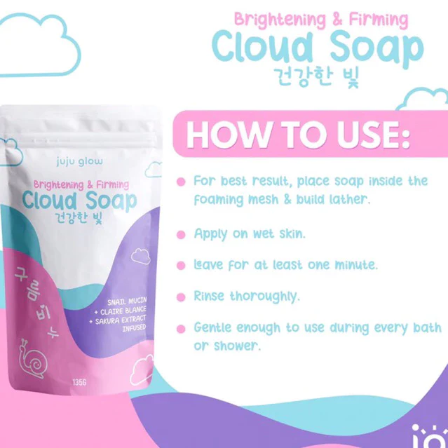 Juju Glow Brightening & Firming Cloud Soap - 135g - Image 5