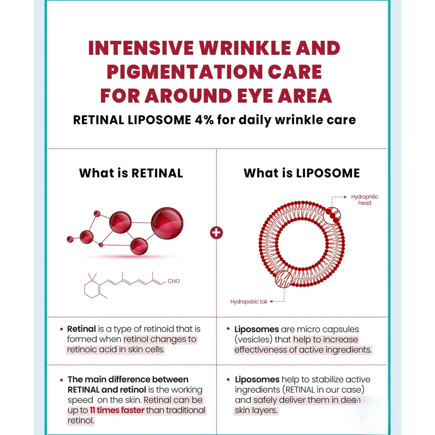 K-SECRET SEOUL 1988 Eye Cream – Retinal Liposome 4% + Fermented Bean – 30ml - Image 6