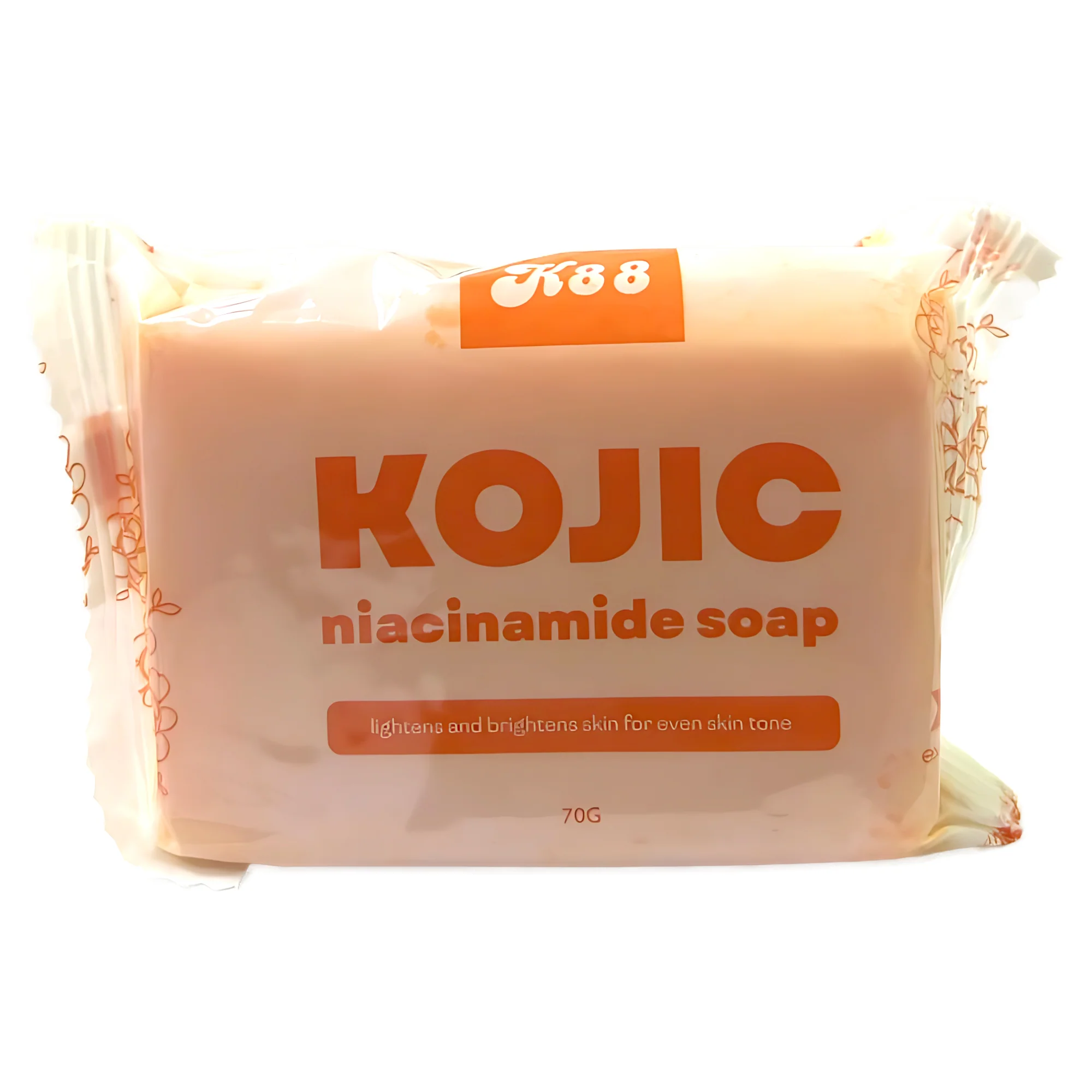 K88 Kojic Niacinamide Soap – Skin Brightening & Even-Tone Formula (70g)