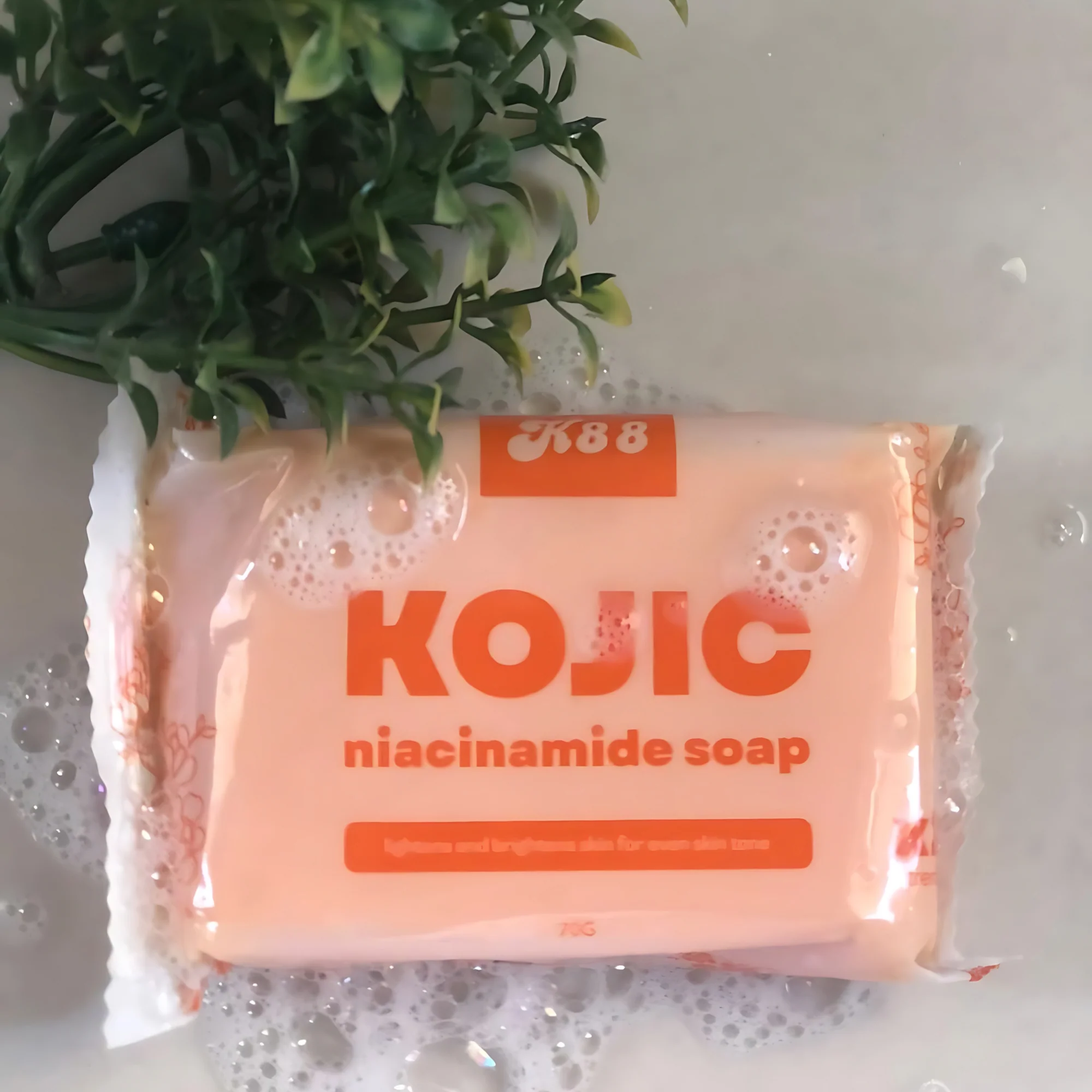 K88 Kojic Niacinamide Soap – Skin Brightening & Even-Tone Formula (70g) - Image 9
