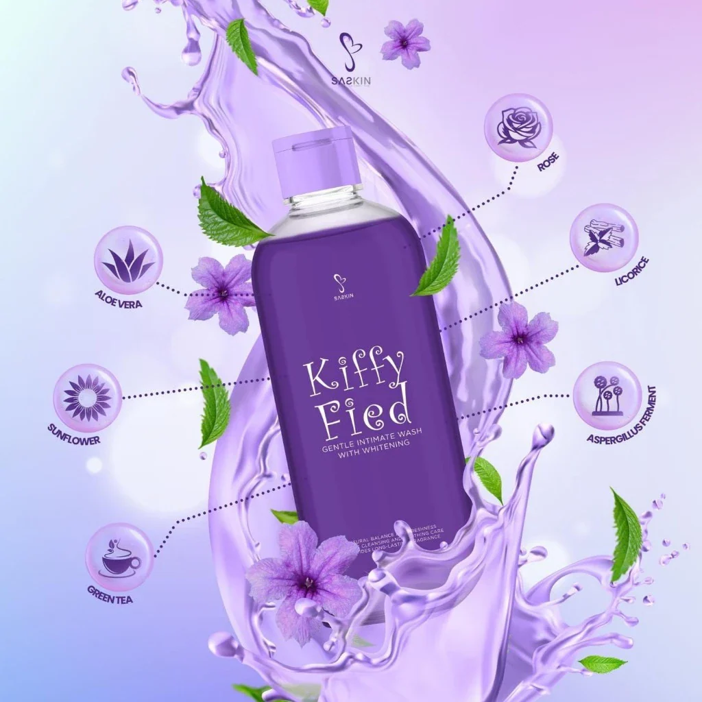 Kiffy Fied Gentle Intimate Wash With Whitening - 150ml - Image 3