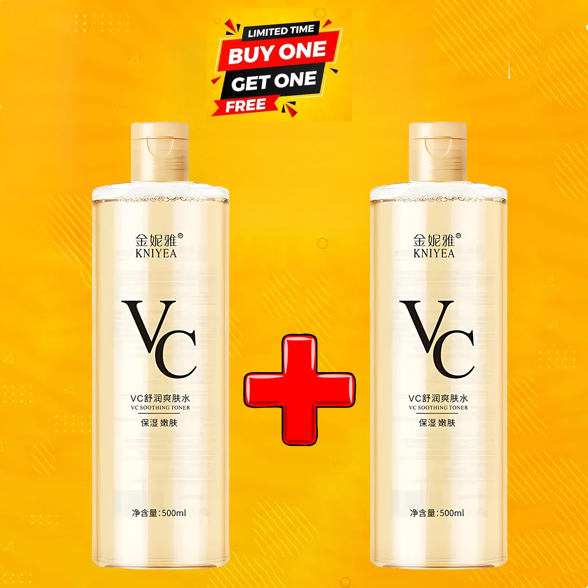 Kniyea VC Toner - Combo Offer (500ml+500ml) - Image 2