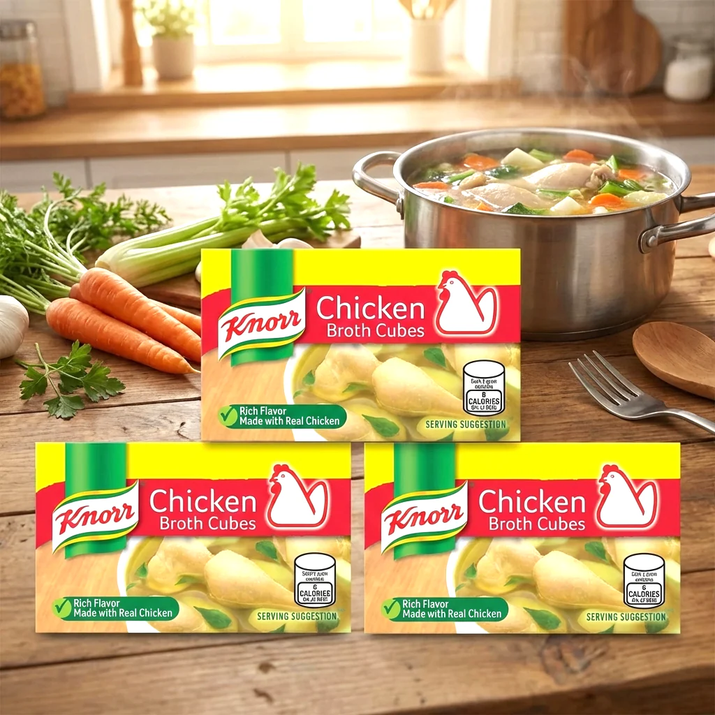 Knorr Chicken Cubes 6 Cubes - 60g (3 Pcs Combo) - Image 2