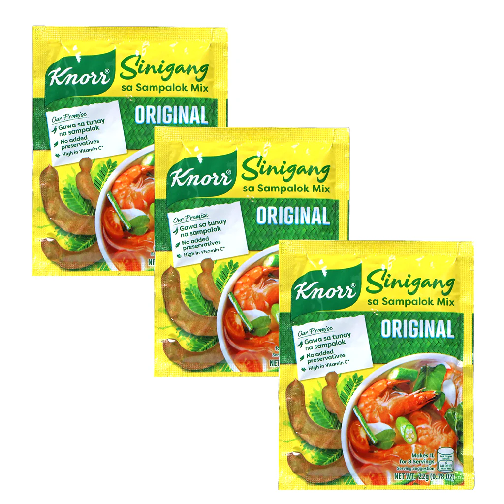 Knorr Sinigang sa Sampalok Mix Original – 22g (3pcs Combo Pack) - Image 2