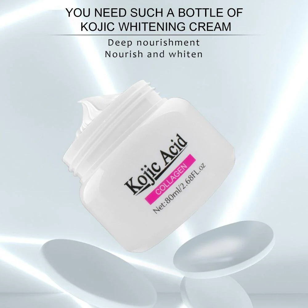 Kojic Acid Collagen Whitening Cream - 80ml - Image 4