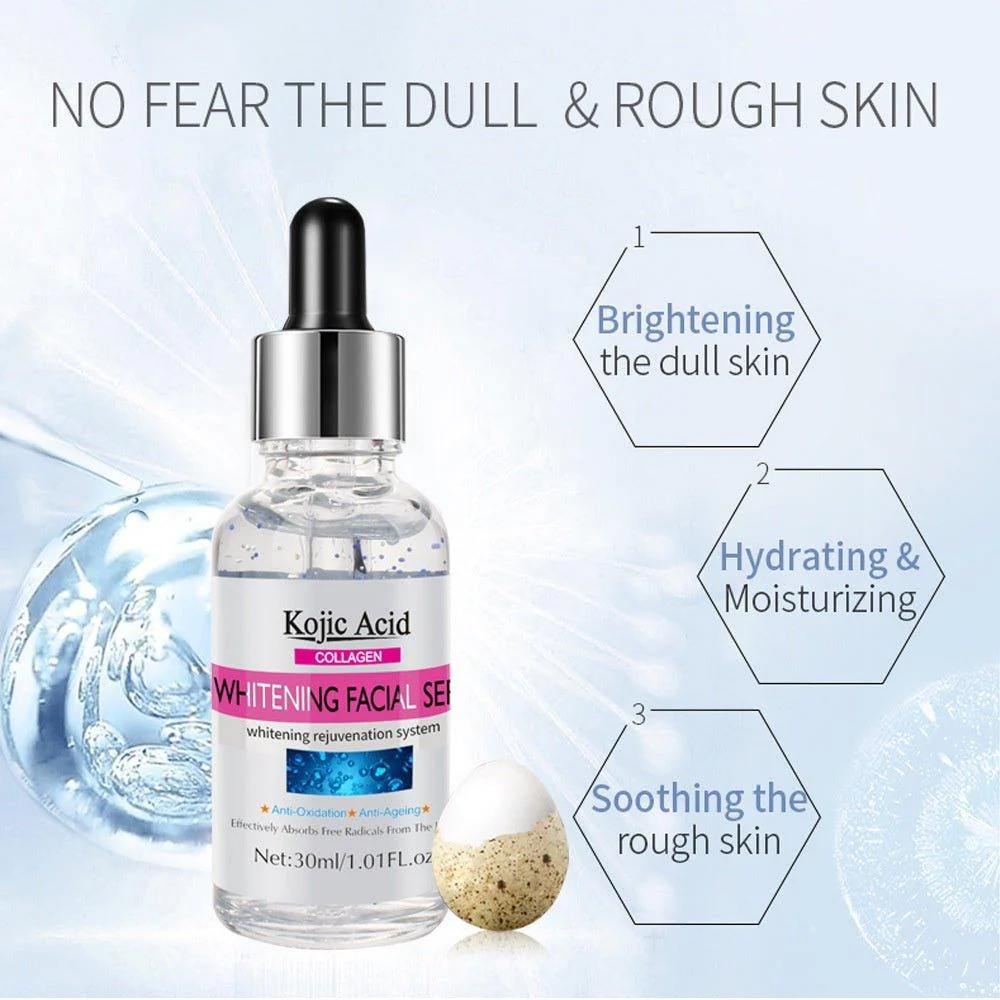 Kojic Acid Collagen Brightening Facial Serum 30ml - Image 4