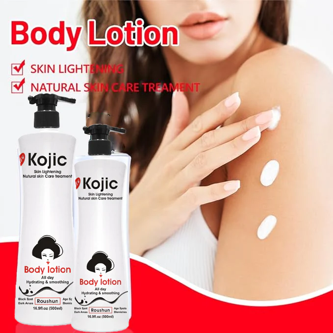 Kojic Skin Lightening Natural Skin Care Treatment  All Day Hydrating & Smoothing Body Lotion  -500ml - Image 3
