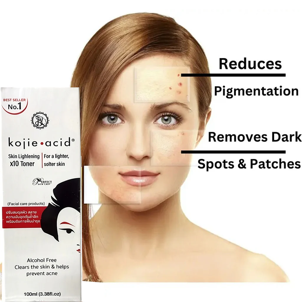 Kojie Acid Skin Brightening X10 Toner - 100ml - Image 3