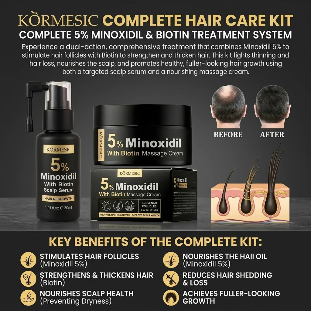 KORMESIC Minoxidil Hair Growth Combo - Image 3