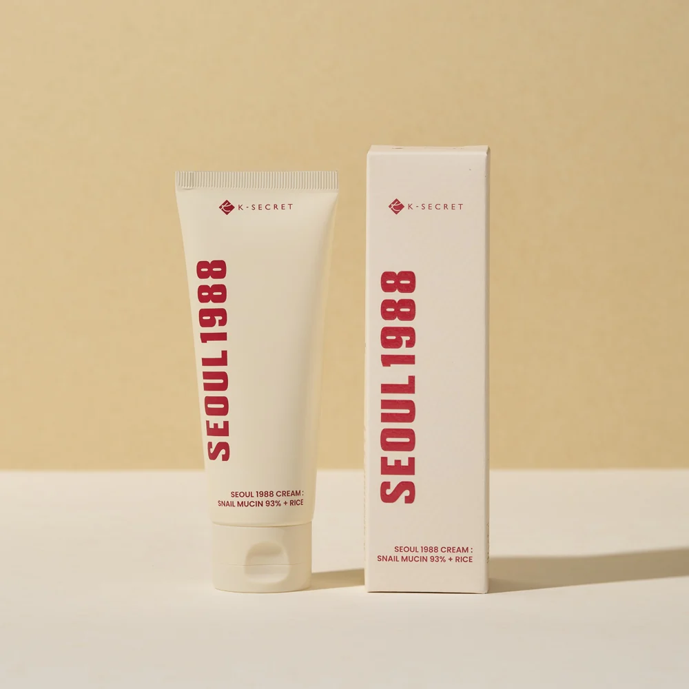 K-SECRET SEOUL 1988 Cream (Snail Mucin 93% + Rice) - 100ml