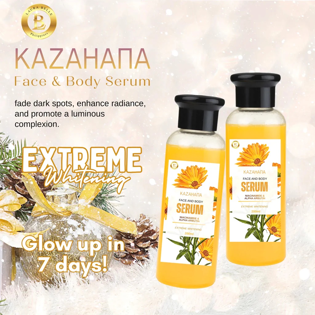 Laura Belle Kazahana Face & Body Extreme whitening Serum – 200ml - Image 6