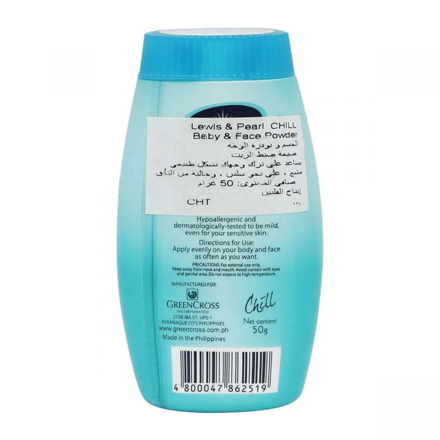 Lewis & Pearl Chill Body & Face Powder  - 50g - Image 2