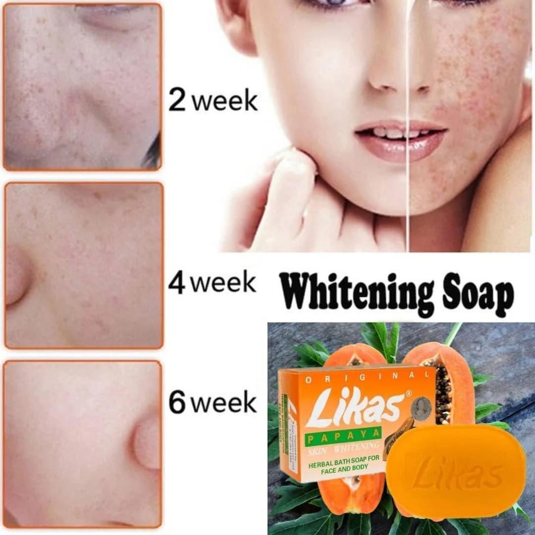 Likas Papaya Skin Brightening Fairness Soap Bathing Bar 135gm - Image 4