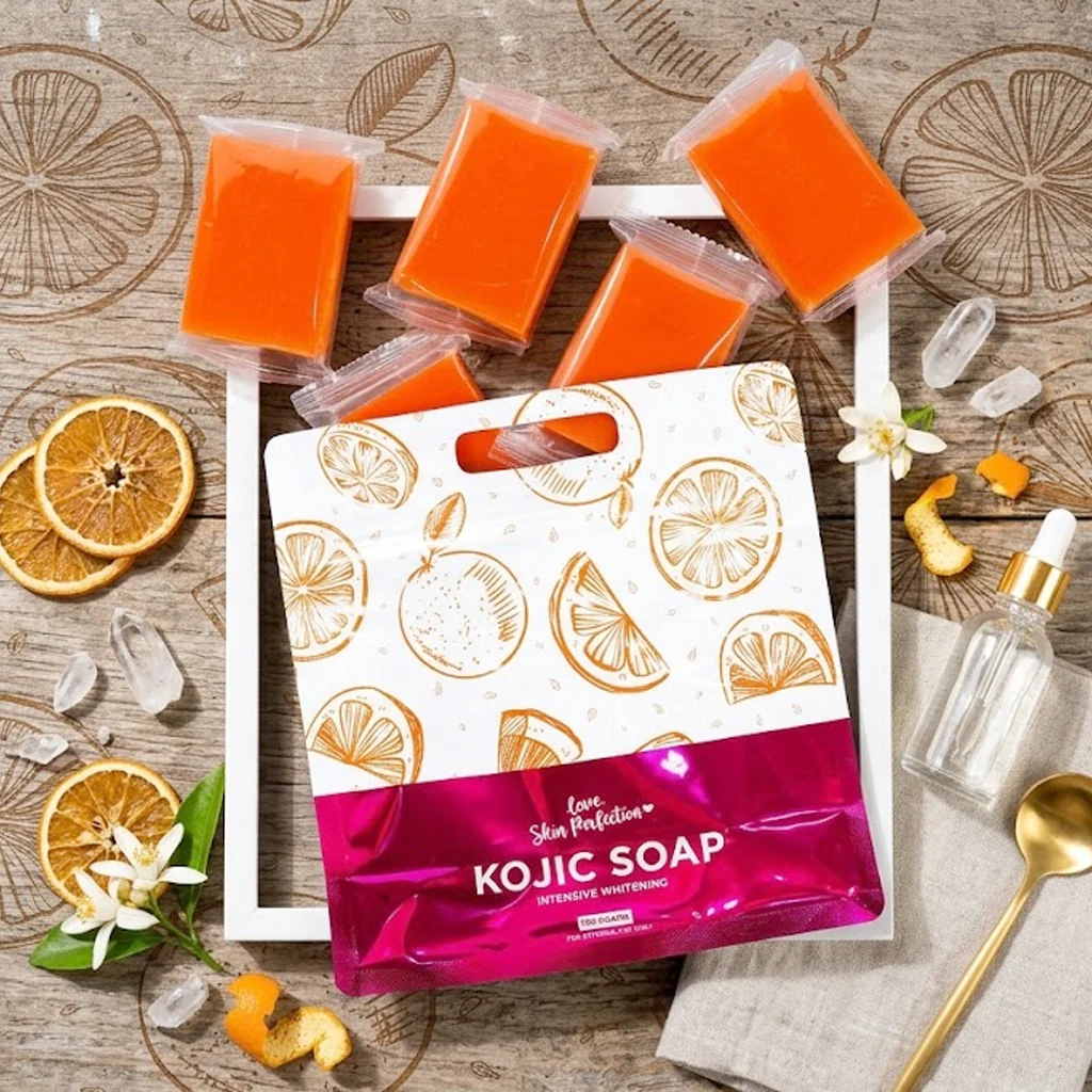 Love Skin Perfection Kojic Soap – 7 Bars (500g) - Image 3