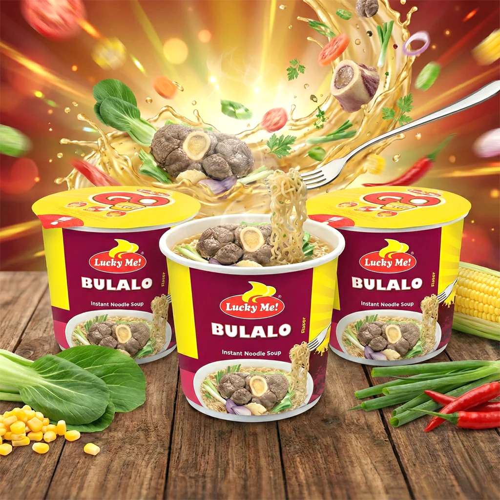 Lucky Me! Bulalo Cup Noodles – 40g (3PCS COMBO PACK) - Image 2
