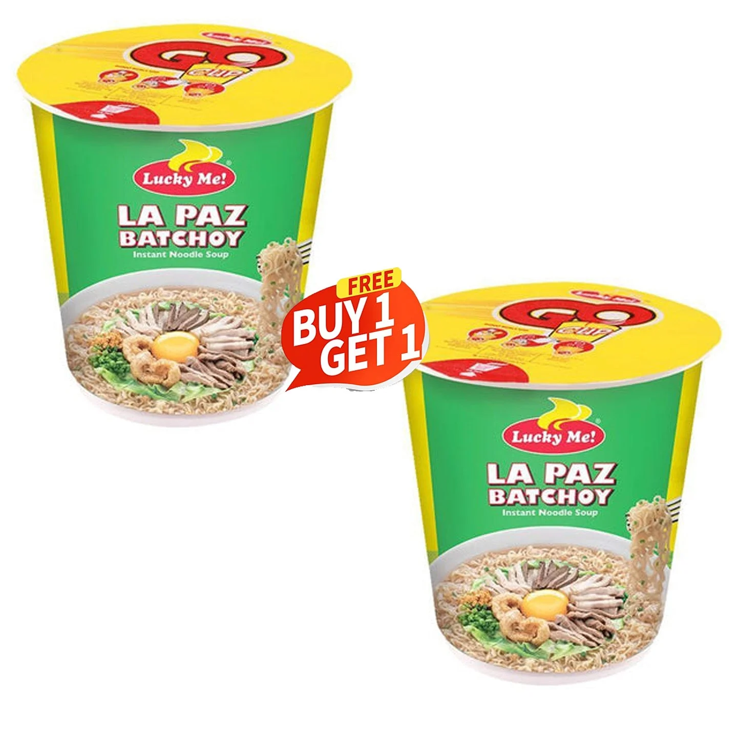 Lucky Me! Instant Noodle Soup La Paz Batchoy 70g (1+1) Offer - Image 3