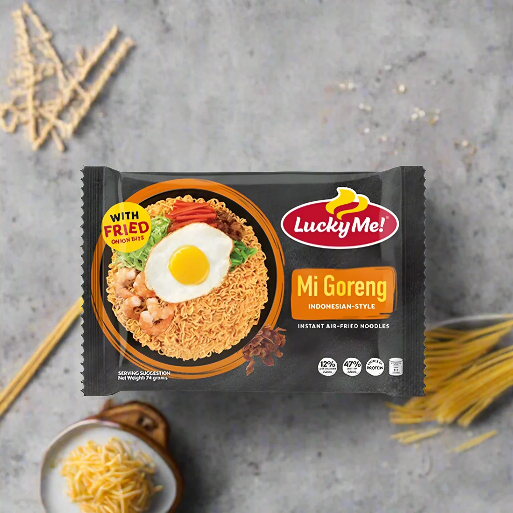 Lucky Me! Mi Goreng Stir-Fry Noodles Indonesian-Style - 74g - Image 3