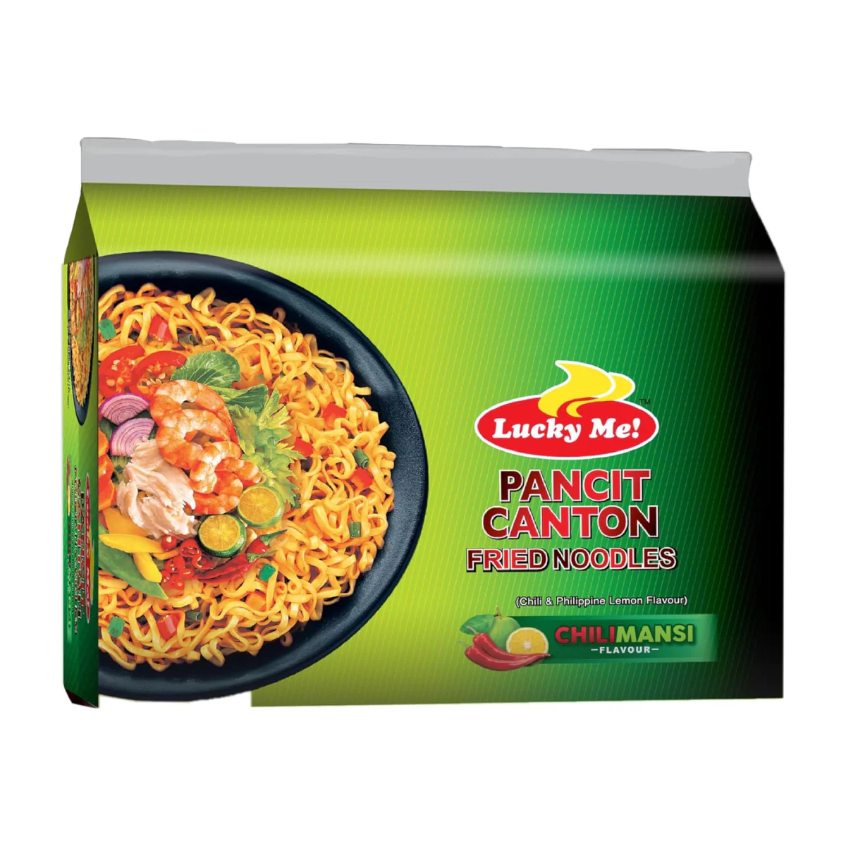 Lucky Me Pancit Canton Chilli Mansi Noodles 60g Pack of 6 - Image 3