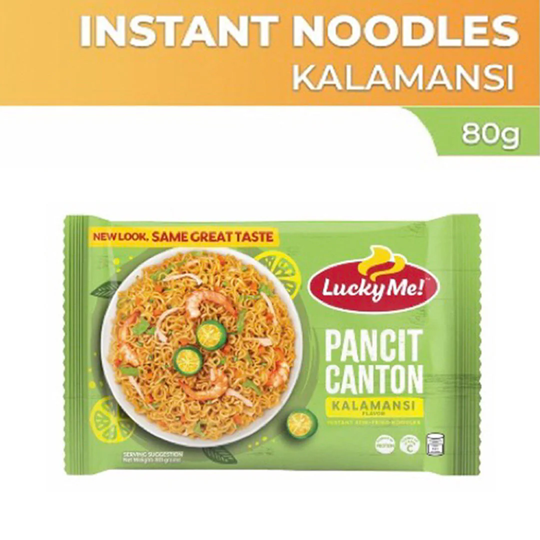 Lucky Me Pancit Canton Kalamansi - 80g(Big) - Image 2