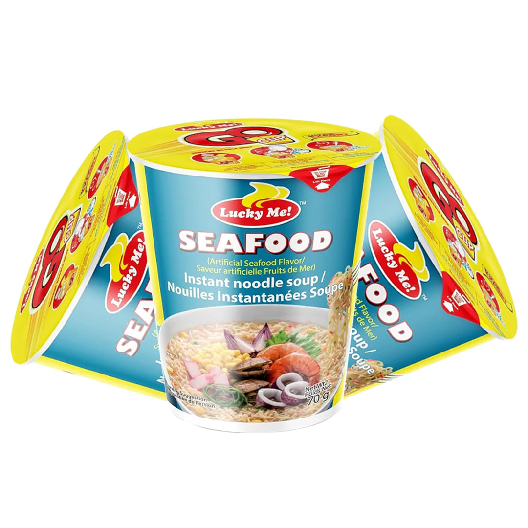 Lucky Me Supreme Seafood Cup Noodles - 70g × 3 Pcs (Offer) - Image 4