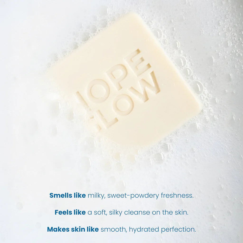 LUNA AURA Hope Glow Gentle White Soap – 50g (3 Bars per Pouch) - Image 4