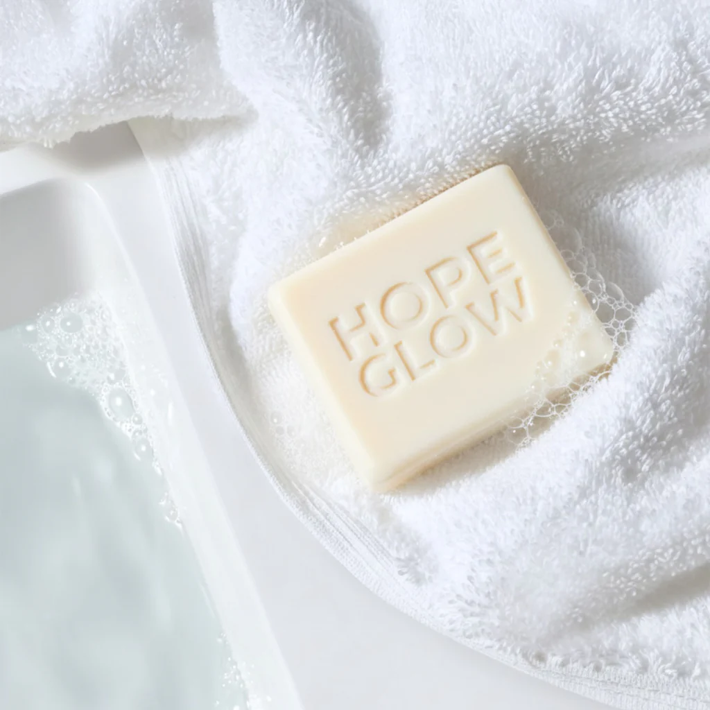 LUNA AURA Hope Glow Gentle White Soap – 50g (3 Bars per Pouch) - Image 8