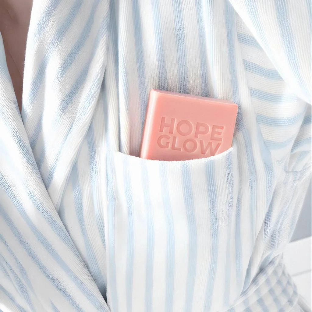 LUNA AURA Hope Glow Intense White Soap – 50g (3 Bars per Pouch) - Image 7