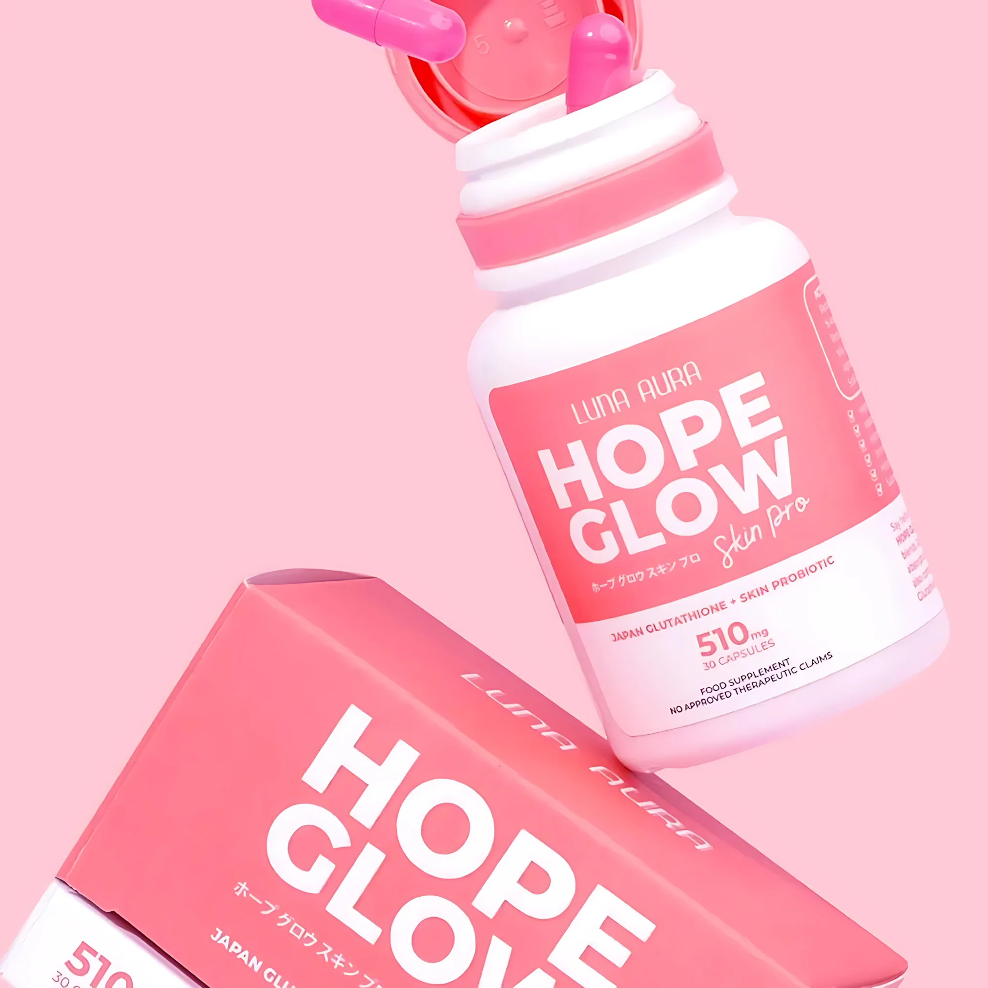 Luna Aura Hope Glow Skin Pro – Japan Glutathione + Skin Probiotic (30 Capsules) - Image 11