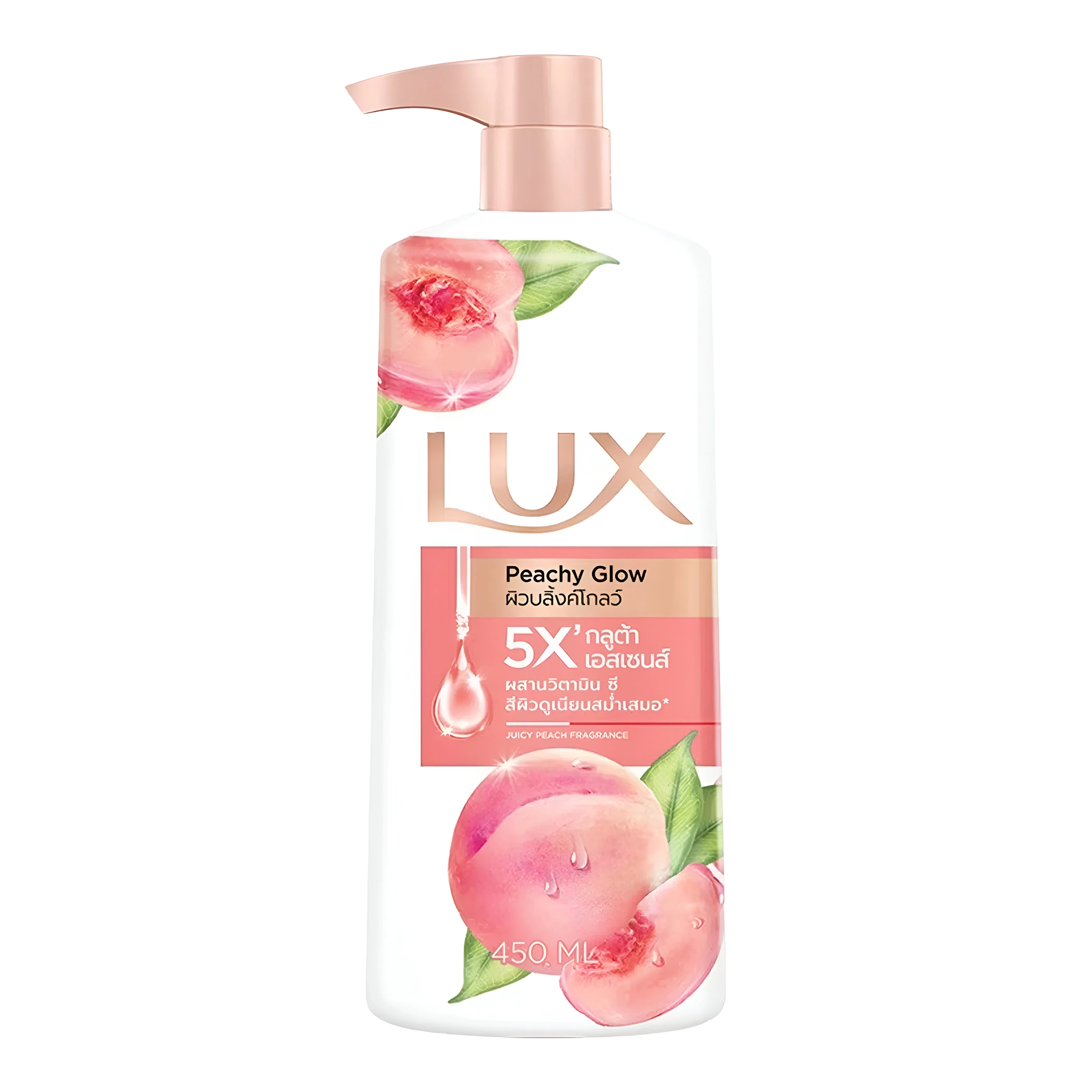 Lux Peachy Glow 5X Body Wash – 450ml - Image 5