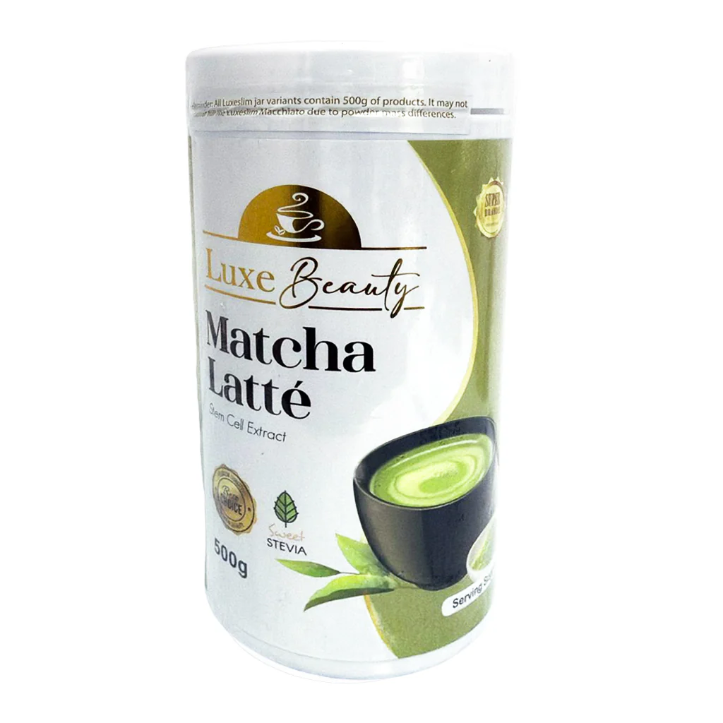 Luxe Beauty Matcha Latte with Stem Cell Extract Jar –  500g