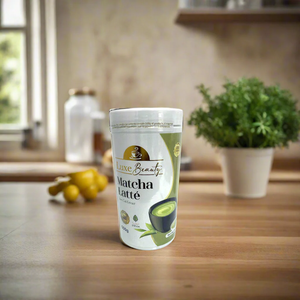 Luxe Beauty Matcha Latte with Stem Cell Extract Jar –  500g - Image 2