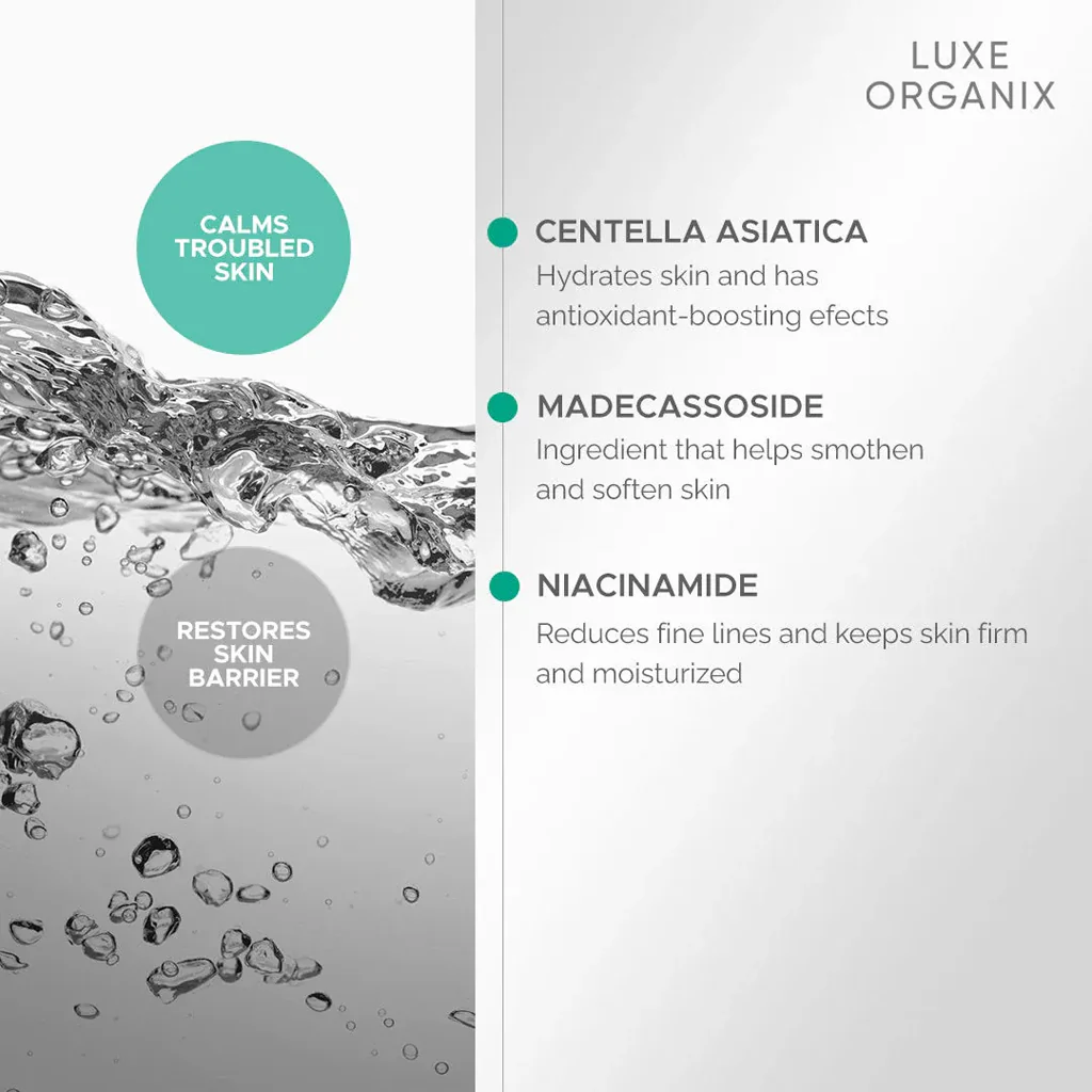 Luxe Organix Cica Rescue Gentle Brightening Toner – 150ml - Image 5