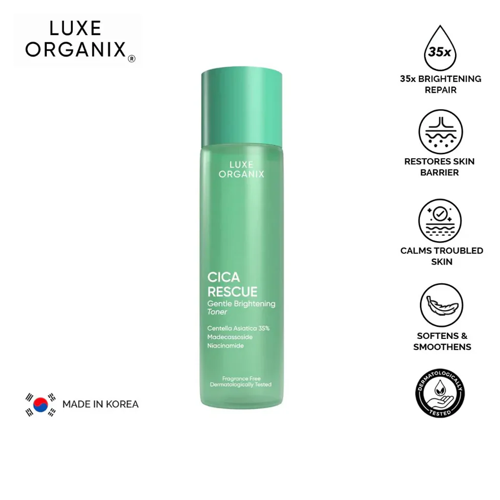 Luxe Organix Cica Rescue Gentle Brightening Toner – 150ml - Image 8
