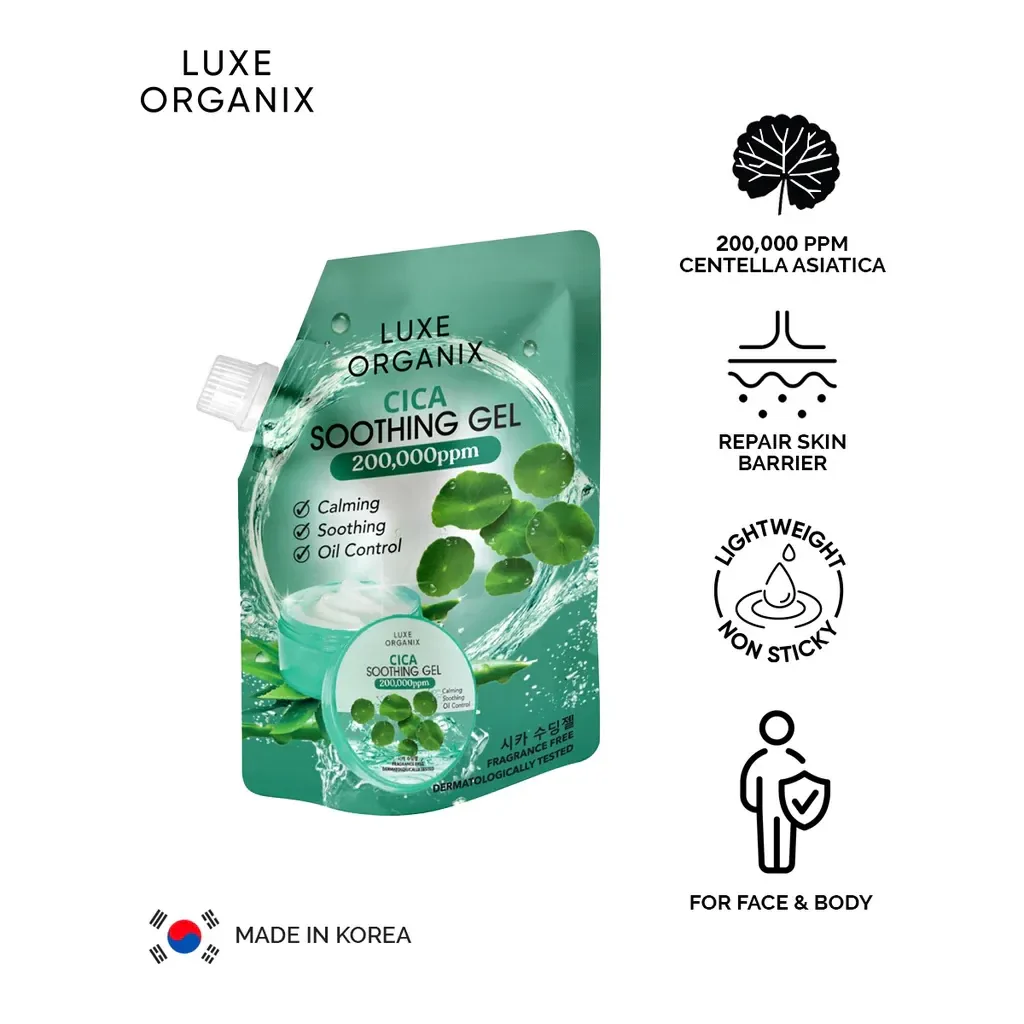 Luxe Organix Cica Soothing Gel – 100ml - Image 8