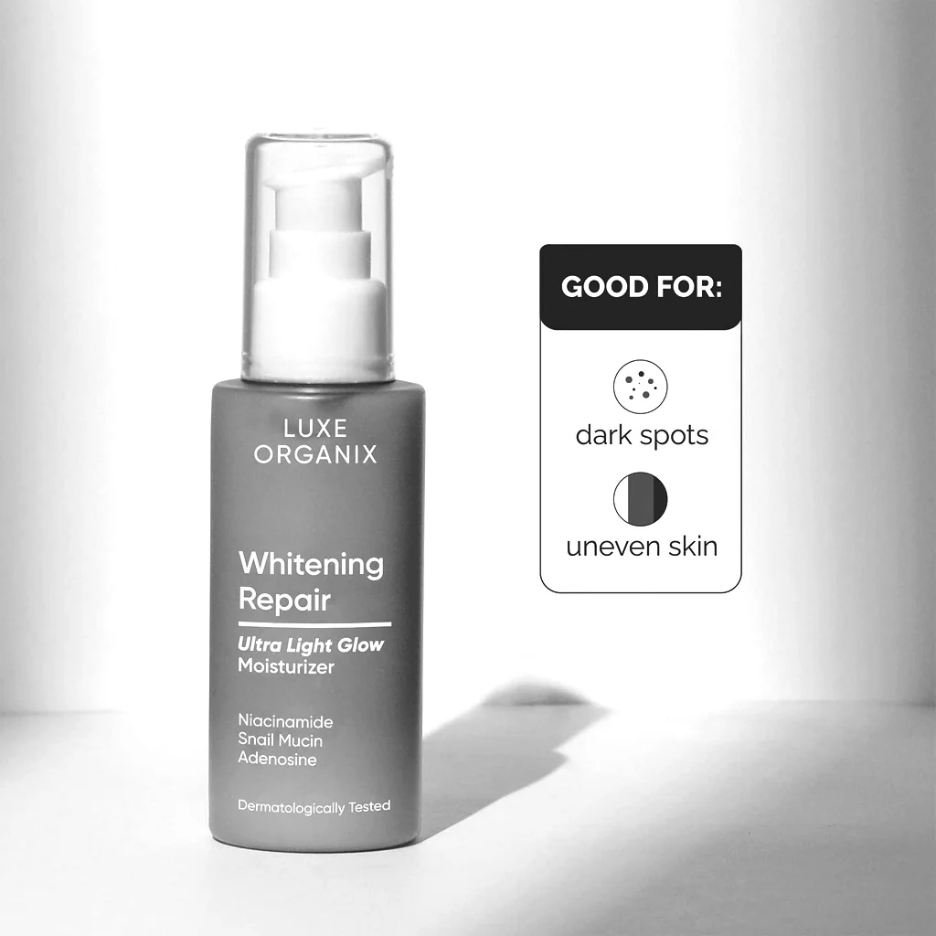 Luxe Organix Whitening Repair Ultra Light Glow Moisturizer – 80ml - Image 5