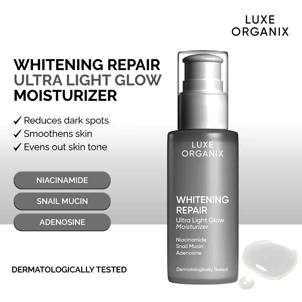 Luxe Organix Whitening Repair Ultra Light Glow Moisturizer – 80ml - Image 7