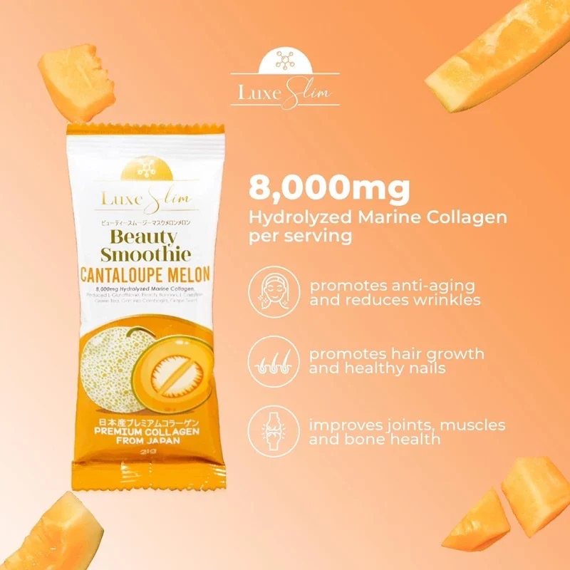 Luxe Slim Beauty Smoothie Cantaloupe Melon - 210g - Image 5