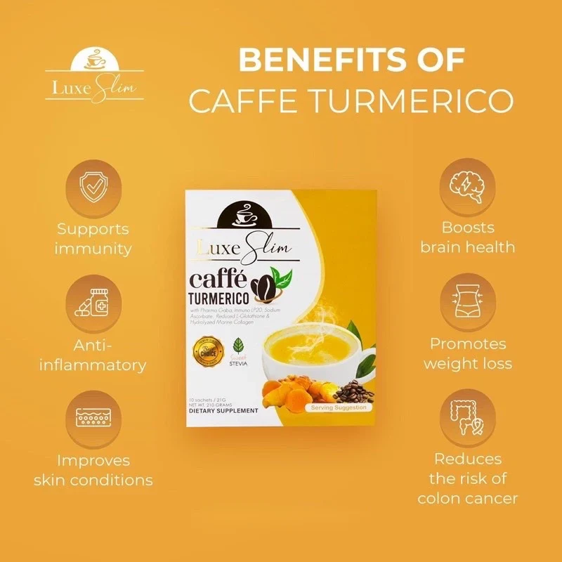 Luxe Slim Caffe Turmerico - 210g - Image 5