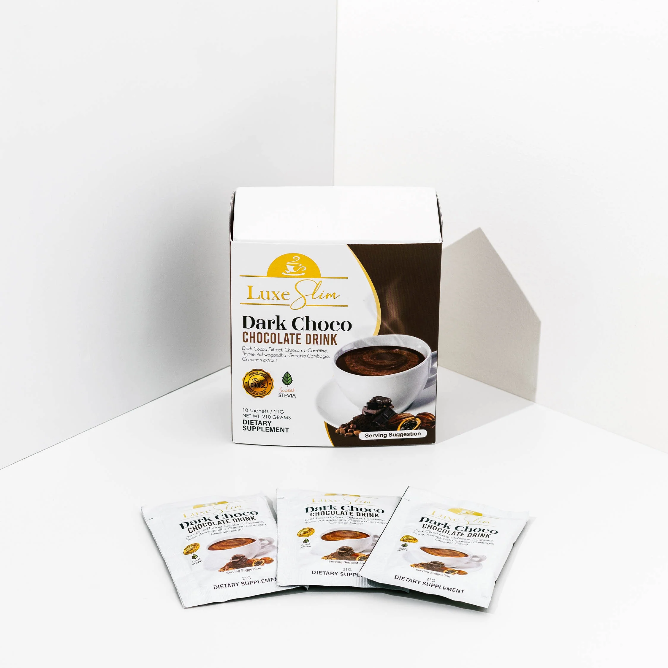 Luxe Slim Dark Choco Chocolate Drink – 210g (BUY 1 GET 1 OFFER) - Image 11