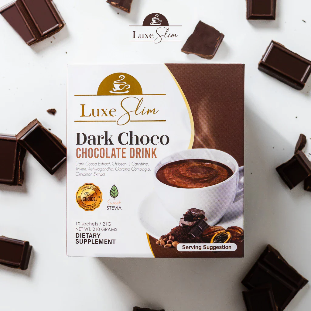 Luxe Slim Dark Choco Chocolate Drink – 210g (BUY 1 GET 1 OFFER) - Image 4