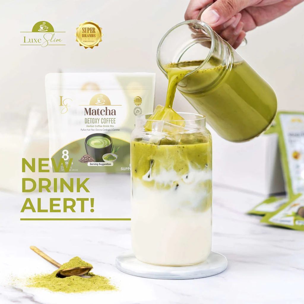 LuxeSlim Matcha Detoxy Coffee – 21g × 8 Sachets - Image 7