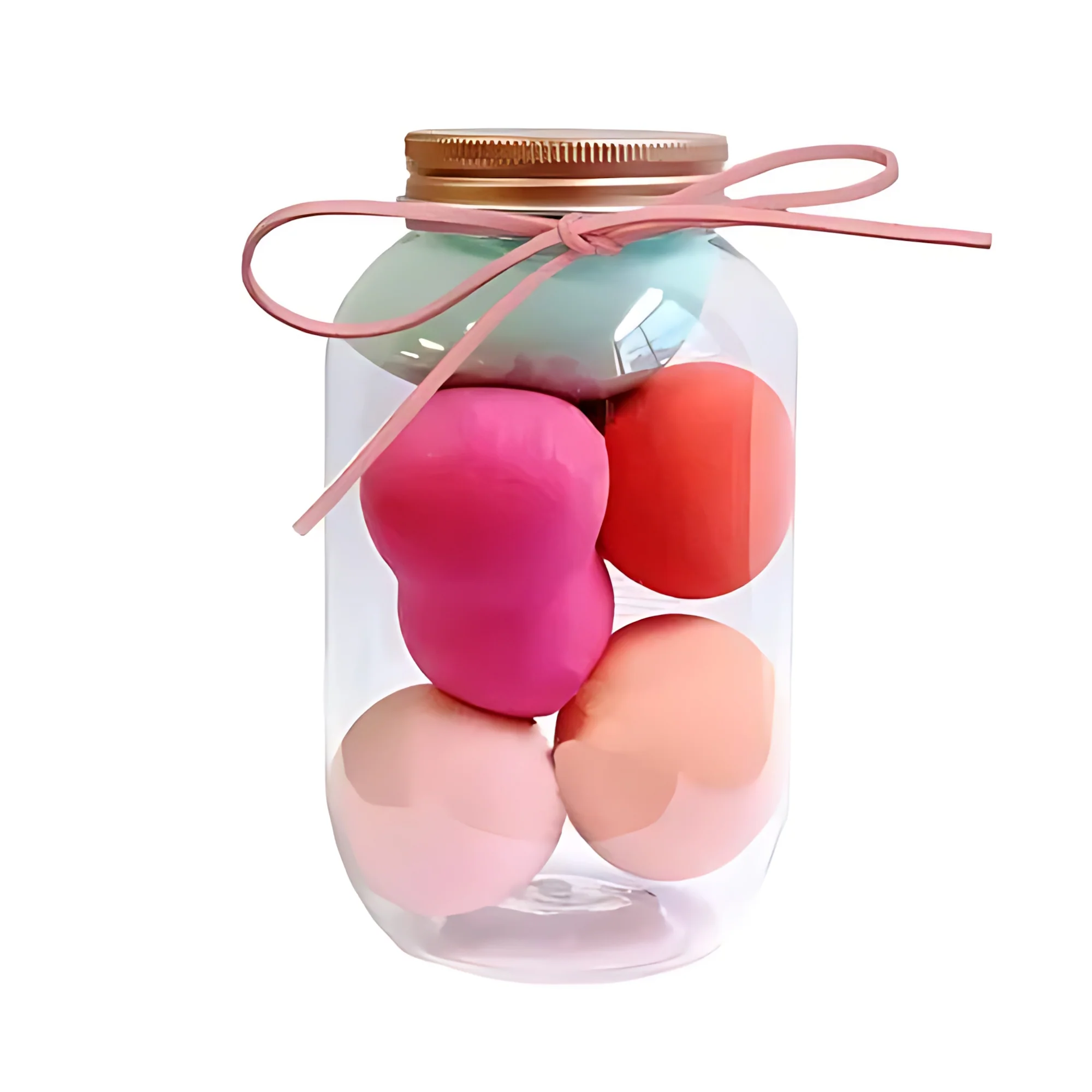 Makeup Blending Sponges Set of 7 in a Jar – Smooth & Flawless Finish - Image 14