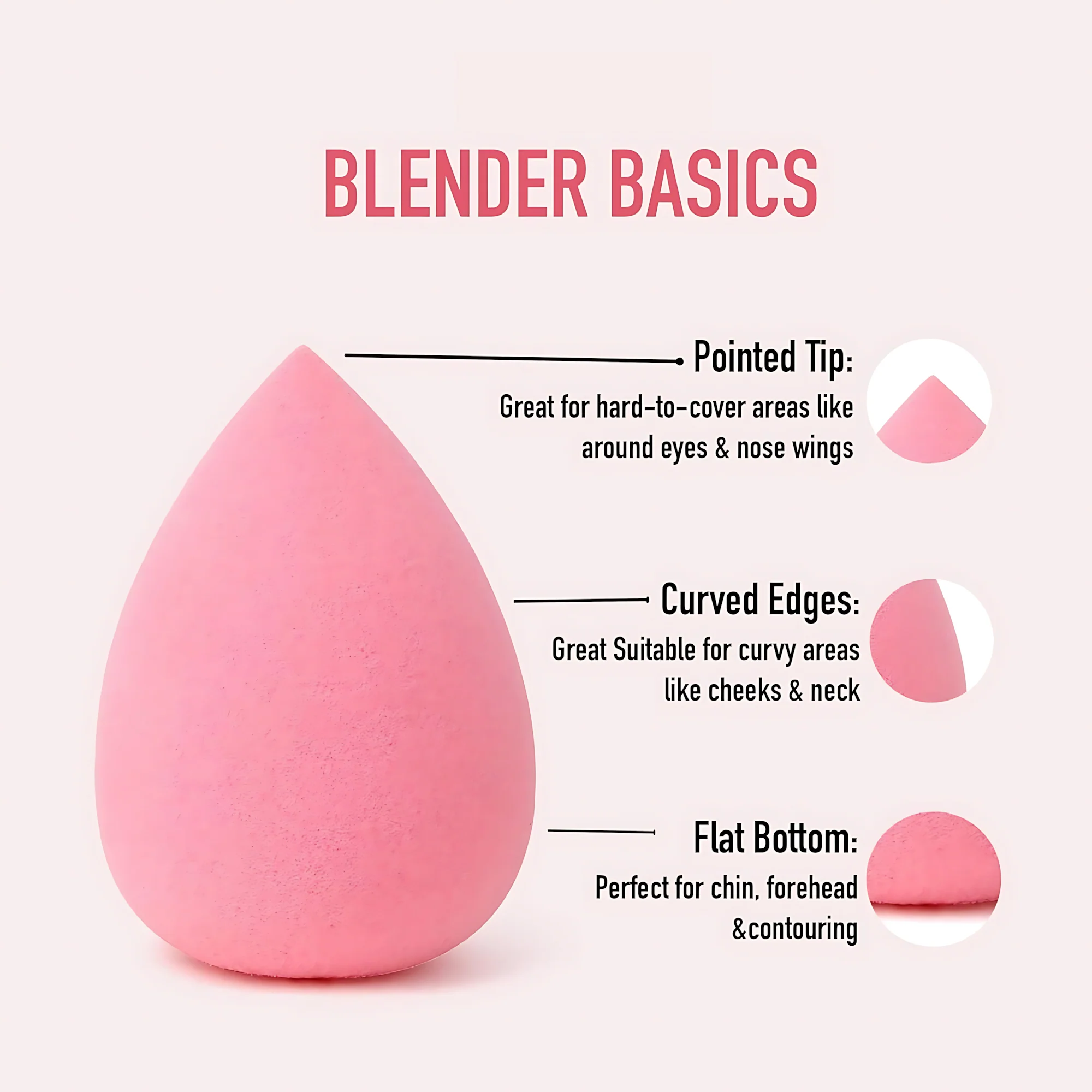 Makeup Blending Sponges Set of 7 in a Jar – Smooth & Flawless Finish - Image 15