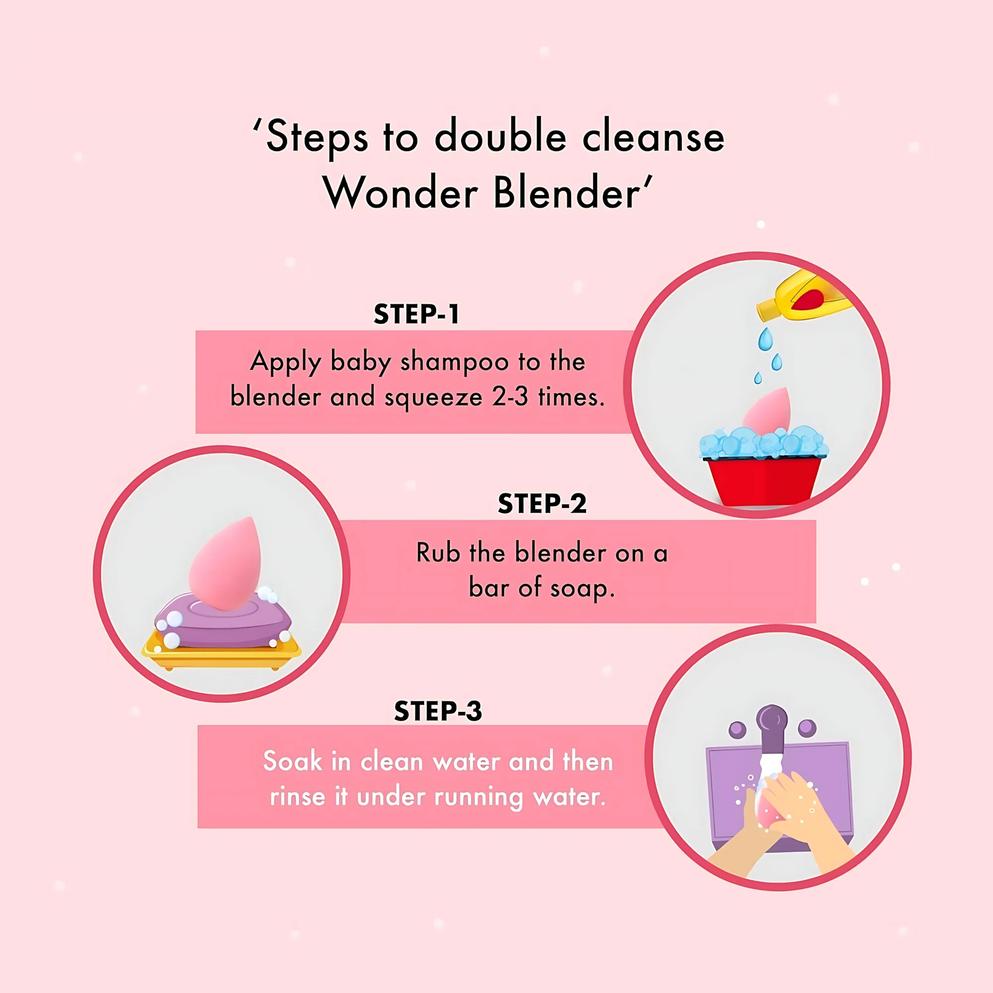 Makeup Blending Sponges Set of 7 in a Jar – Smooth & Flawless Finish - Image 3