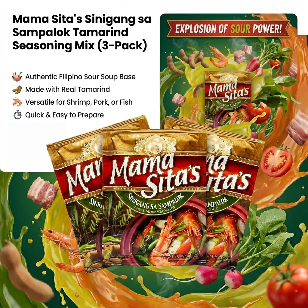 Mama Sita’s Sinigang sa Sampalok Tamarind Seasoning Mix - 50g (3PCS COMBO) - Image 4
